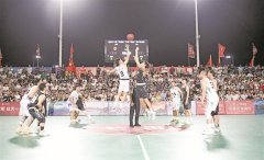 上饶市首届“县BA”篮球赛开幕